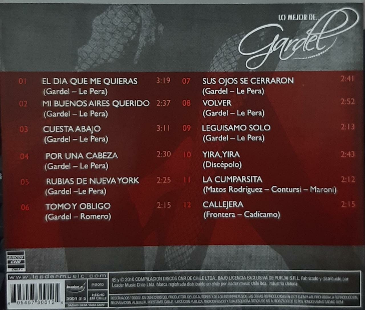 CARLOS GARDEL - LO MEJOR DE GARDEL - Imagen 2