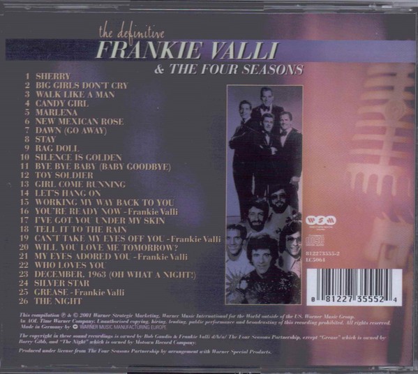 FRANKIE VALLI & THE 4 SEASONS - DEFINITIVE FRANKIE VALLI & THE 4 SEASONS - Imagen 3