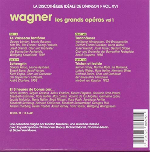LA DISCOTHEQUE IDEALE DE DIAPASON - VOL XVI - WAGNER LES GRANDS OPERAS - VOL 1 - Imagen 2