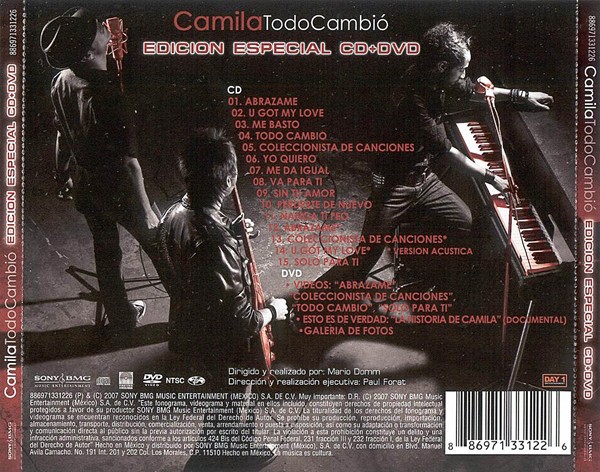 CAMILA - TODO CAMBIO - EDICION ESPECIAL - Imagen 4