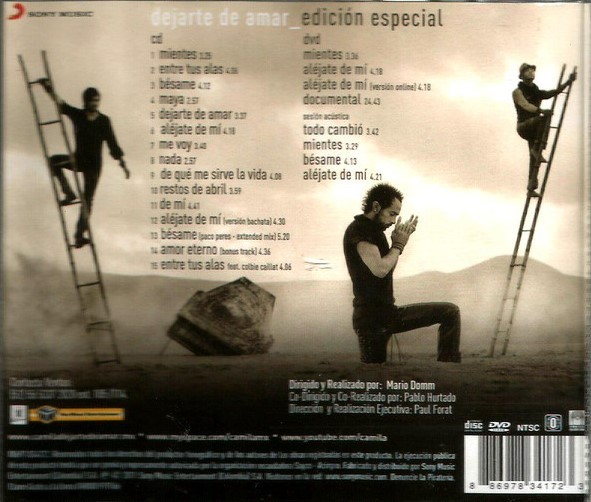 CAMILA - DEJARTE DE AMAR - EDICION ESPECIAL - Imagen 2