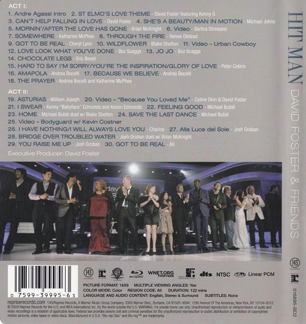 DAVID FOSTER - HIT MAN - DAVID FOSTER & FRIENDS - Imagen 2