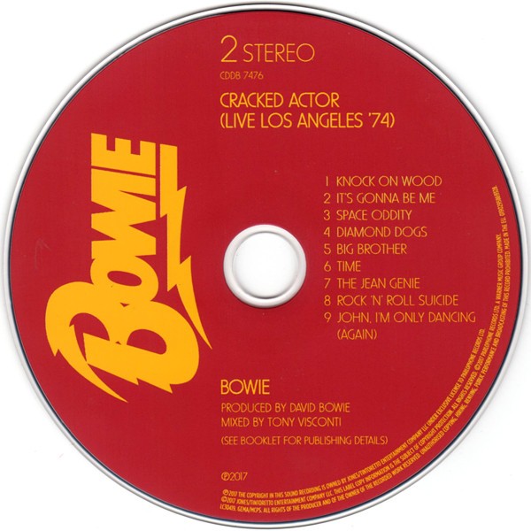 DAVID BOWIE - CRACKED ACTOR - LIVE L A 74 - Imagen 3