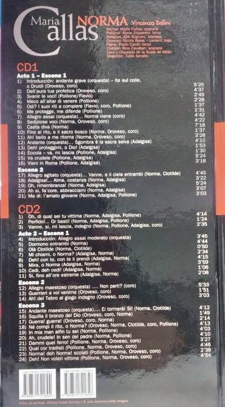 MARIA CALLAS / VICENZO BELLINI - NORMA - Imagen 2