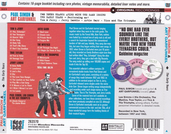 SIMON & GARFUNKEL - THE EARLY YEARS - TWO YOUNG HEARTS AFIRE WITH THE SAME DESIRE - Imagen 3