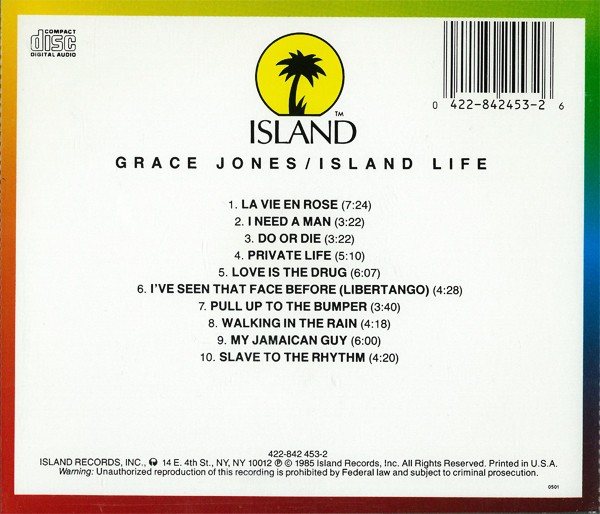 GRACE JONES - ISLAND LIFE - Imagen 3
