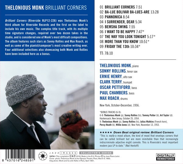THELONIOUS MONK - BRILLIANT CORNERS - Imagen 2