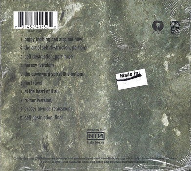 NINE INCH NAILS - FURTHER DOWN THE SPIRAL - Imagen 2