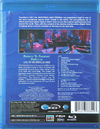 RETURN TO FOREVER - RETURNS - LIVE MONTREUX 2008 - Imagen 2