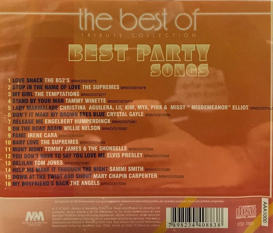 THE BEST OF TRIBUTE COLLECTION - BEST PARTY SONGS - Imagen 2