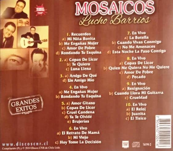 LUCHO BARRIOS - MOSAICOS - Imagen 2