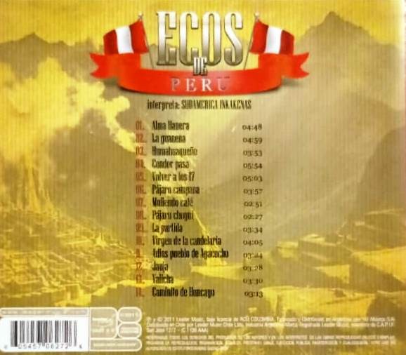 ECOS DE PERU - LA MEJOR MUSICA DEL MUNDO - Imagen 2