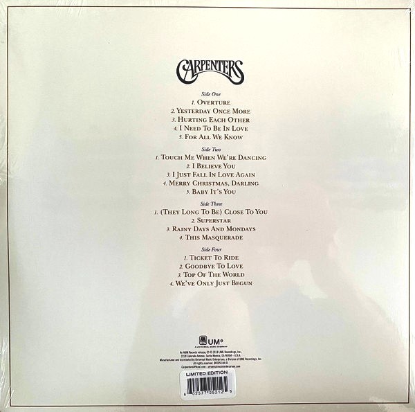 CARPENTERS - CARPENTERS WITH THE ROYAL PHILHARMONIC OCHESTRA - Imagen 2