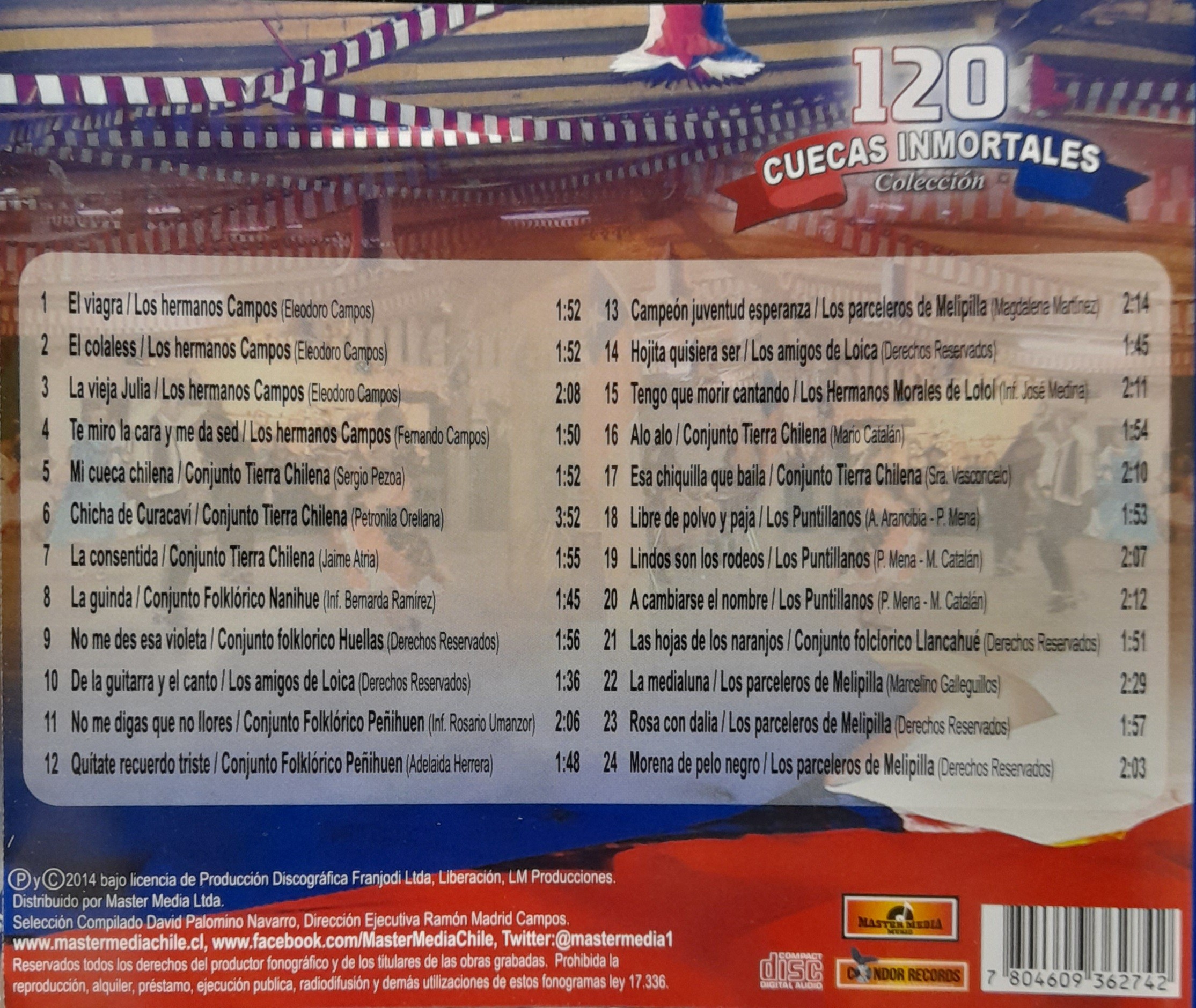 CUECAS INMORTALES - 120 CUECAS POPULARES - 4 VOL - Imagen 2