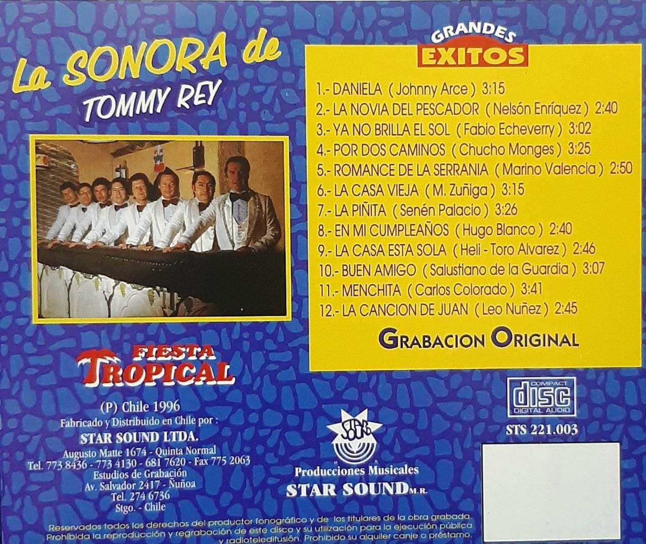 LA SONORA DE TOMMY REY - FIESTA TROPICAL - Imagen 2