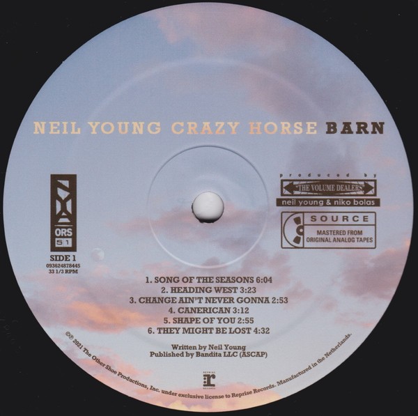 NEIL YOUNG CRAZY HORSE - BARN - Imagen 3