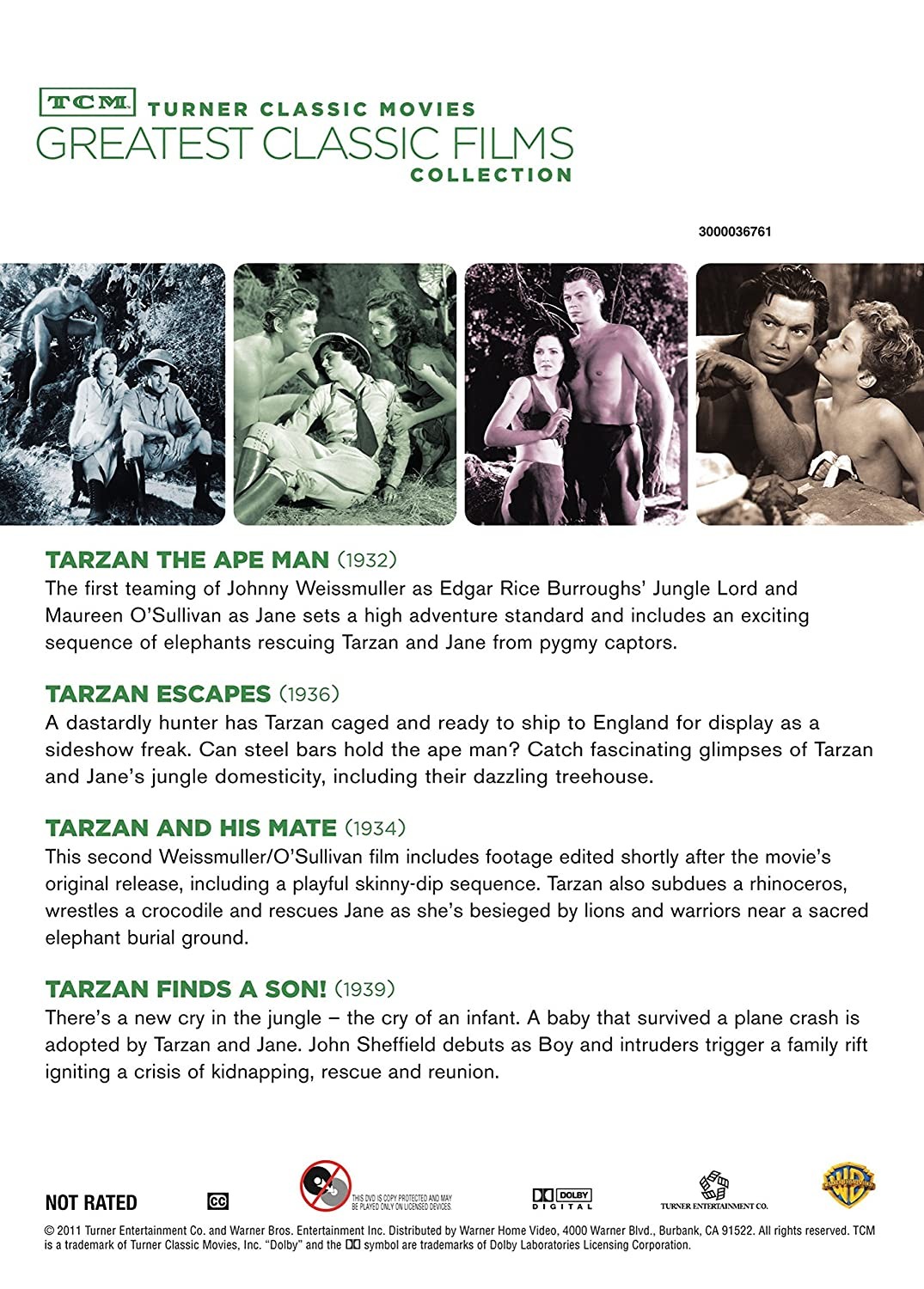 TARZAN - THE APE MAN / ESCAPES / FINDS A SON / AND MATE - Imagen 2