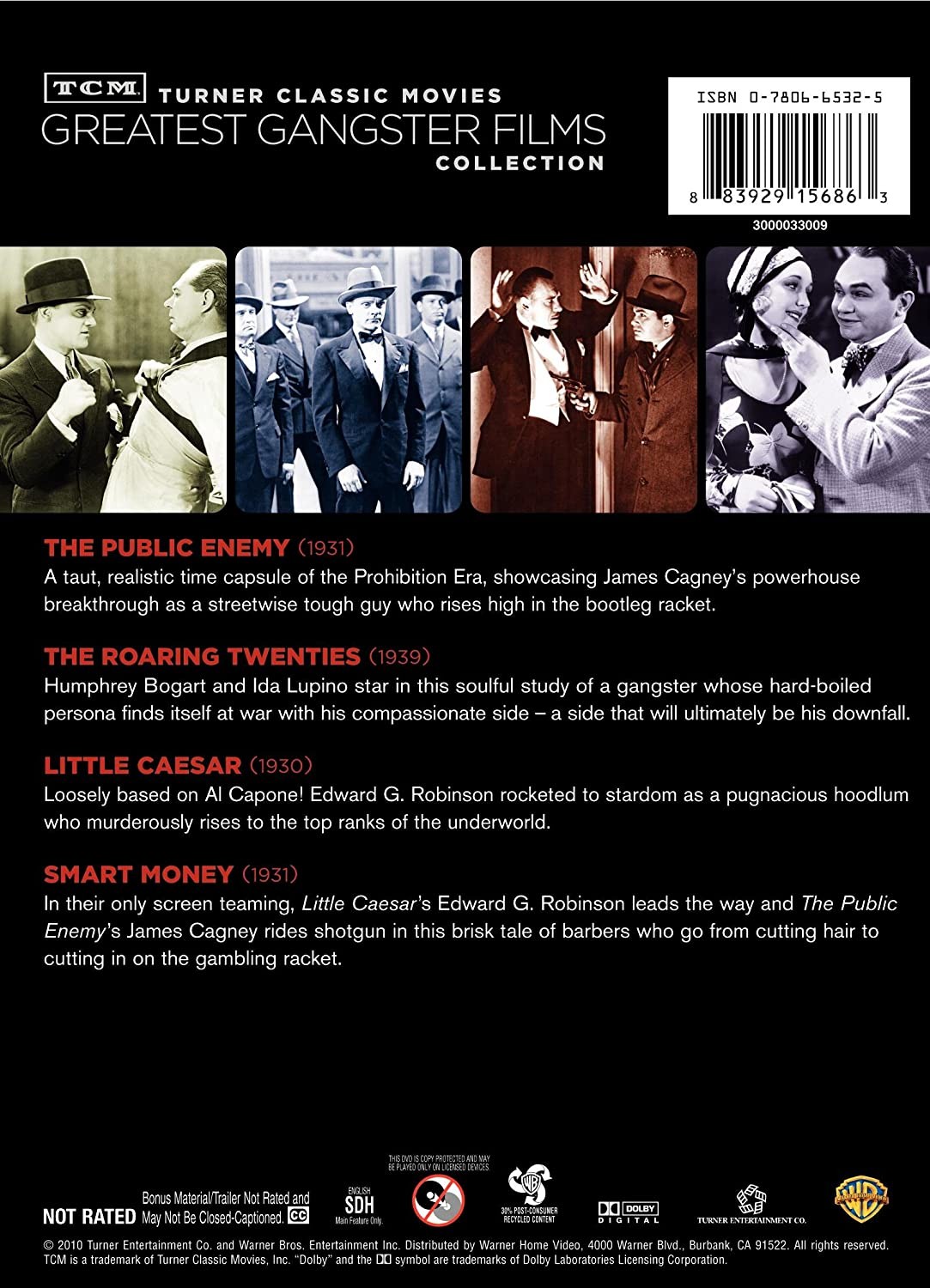 LITTLE CAESAR / SMART MONEY / THE PUBLIC ENEMY / THE ROARING TWENTIES - Imagen 2