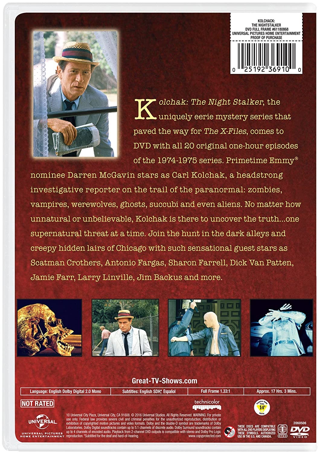 KOLCHAK - THE NIGHT STALKER - THE COMPLETE SERIES - Imagen 2