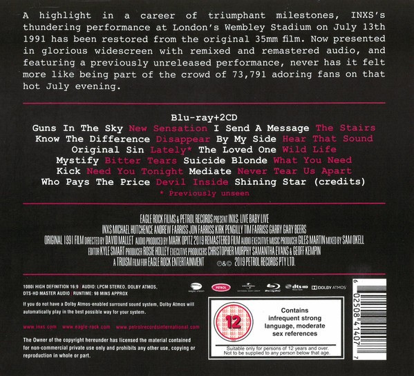 INXS - LIVE BABY LIVE WEMBLEY - Imagen 2