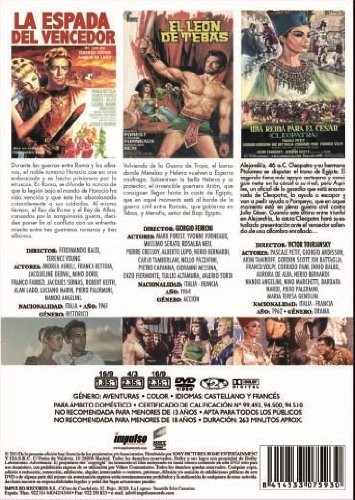 LA ESPADA DEL VENCEDOR / EL LEON DE TEBAS / UNA REINA PARA EL CESAR - Imagen 2