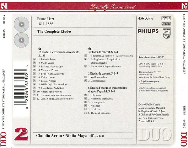 LISZT - THE COMPLETE ETUDES - Imagen 2