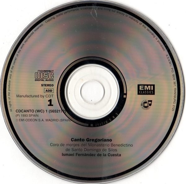 CORO DE MONJES DEL MONASTERIO BENEDICTINO DE SANTO DOMINGO DE SILOS - CANTO GREGORIANO - Imagen 2