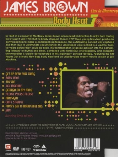 JAMES BROWN - BODY HEAT - LIVE IN MONTEREY - Imagen 2