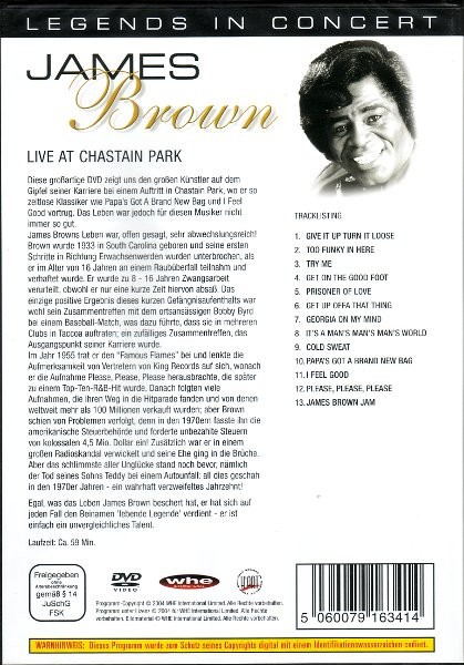 JAMES BROWN - LIVE AT CHASTAIN PARK - Imagen 2
