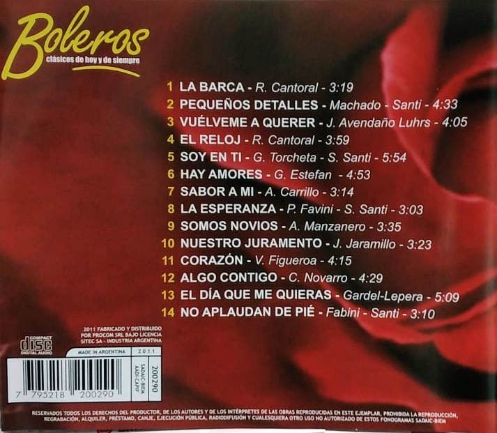 BOLEROS - CLASICOS DE HOY SIEMPRE - Imagen 2