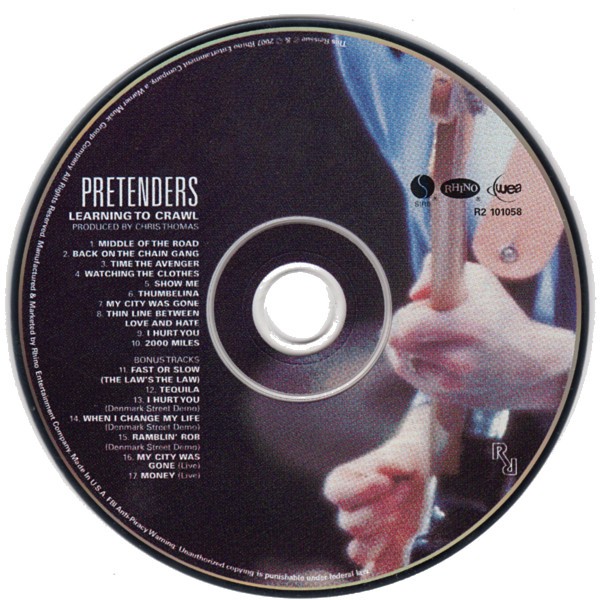 PRETENDERS - LEARNING TO CRAWL - Imagen 2