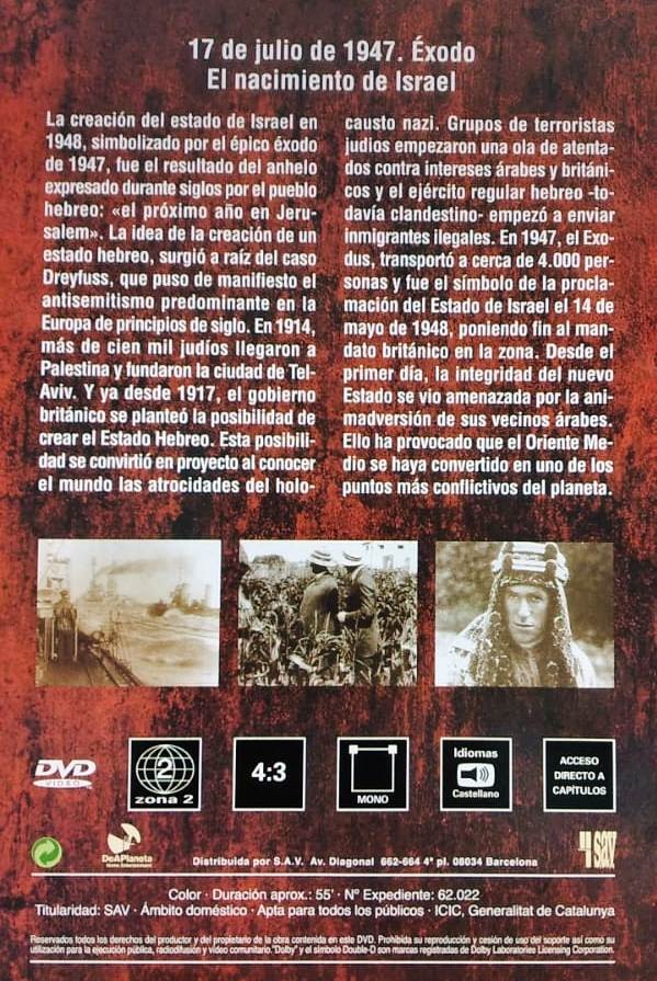 LOS GRANDES DIAS DEL SIGLO - 17 DE JULIO DE 1947 - EXODO EL NACIMIENTO DE ISRAEL - Imagen 2