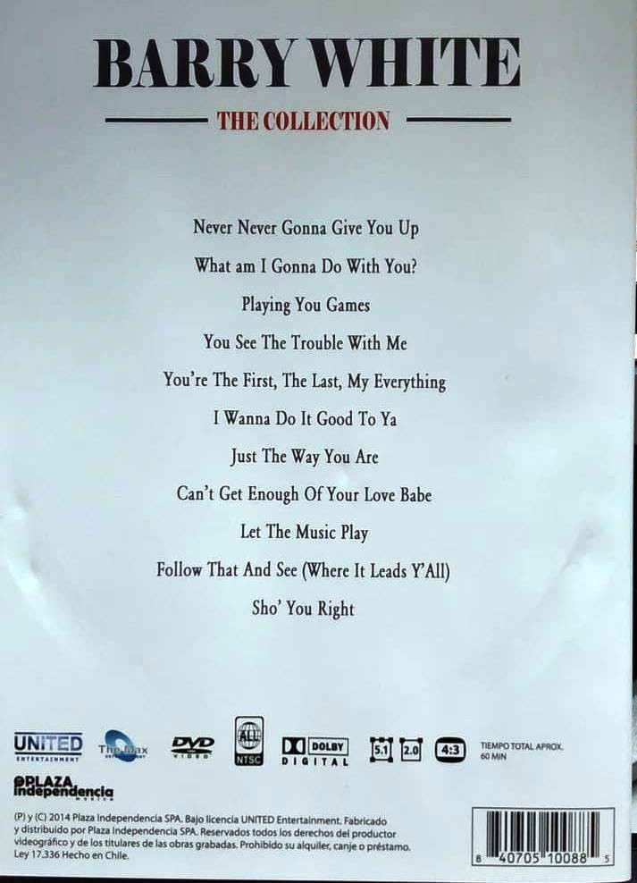 BARRY WHITE - THE COLLECTION - Imagen 2