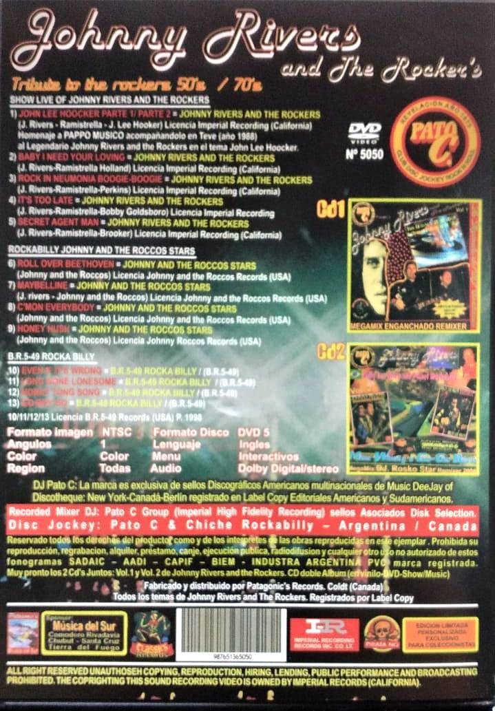 JOHNNY RIVERS AND THE ROCKERS - LIVE VOL 1 - Imagen 2