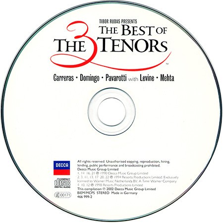 THE THREE TENORS - THE BEST OF THE THREE TENORS - Imagen 2