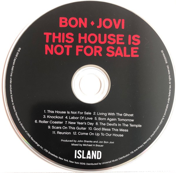 BON JOVI - THIS HOUSE IS NOT FOR SALE - Imagen 2