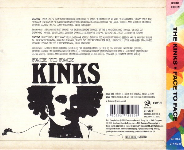 THE KINKS - FACE TO FACE - Imagen 2