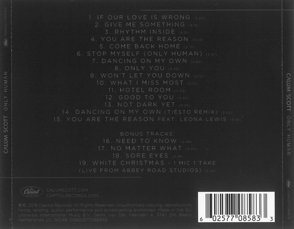 CALUM SCOTT - ONLY HUMAN - Imagen 2