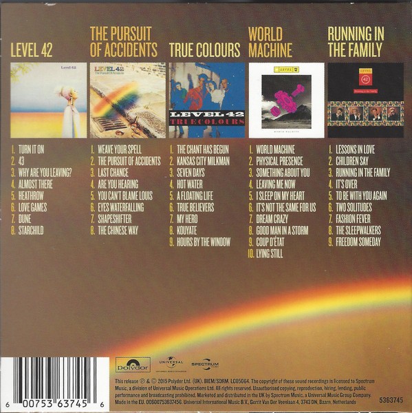 LEVEL 42 - 5 CLASSIC ALBUMS - Imagen 2