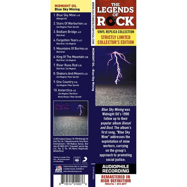 MIDNIGHT OIL - BLUE SKY MINING - Imagen 2