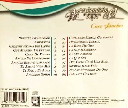 CUCO SANCHEZ - MEXICANISIMO - Imagen 2