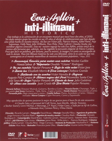 EVA AYLLON + INTI ILLIMANI HISTORICO - EVA AYLLON + INTI ILLIMANI HISTORICO - Imagen 2