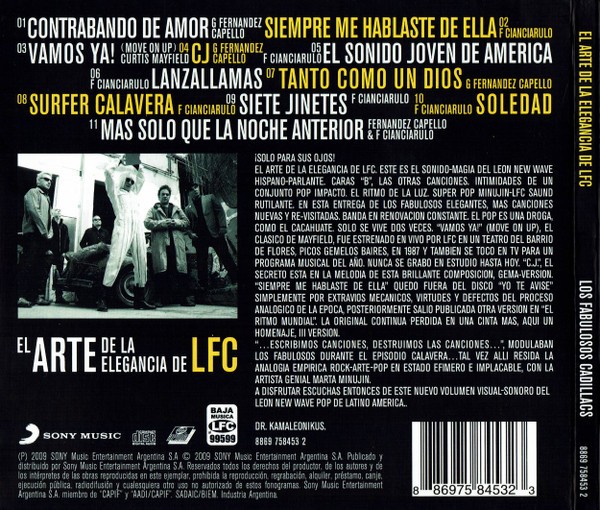 LOS FABULOSOS CADILLACS - EL ARTE DE LA ELEGANCIA DE LFC - Imagen 2