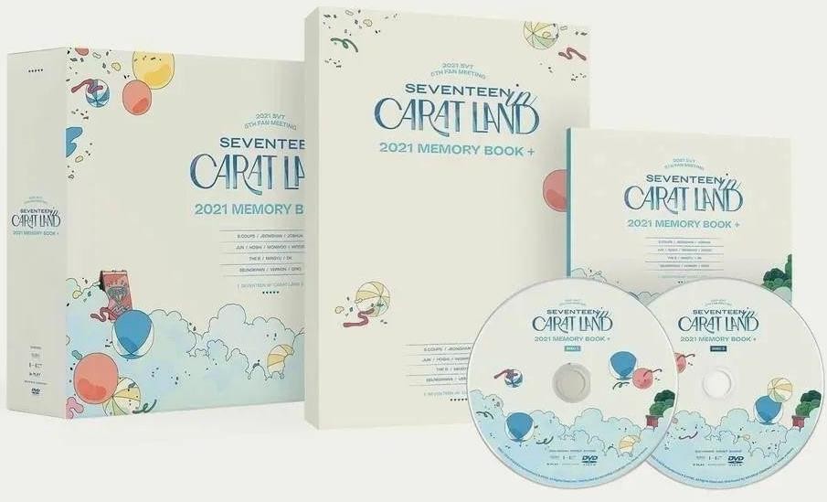 SEVENTEEN - SEVENTEEN IN CART LAND - 2021 MEMORY BOOK + DVD