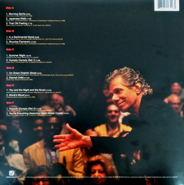 CHICK COREA AKOUSTIC BAND WITH JOHN PATITUCCI & DAVE WECKL - LIVE - Imagen 2