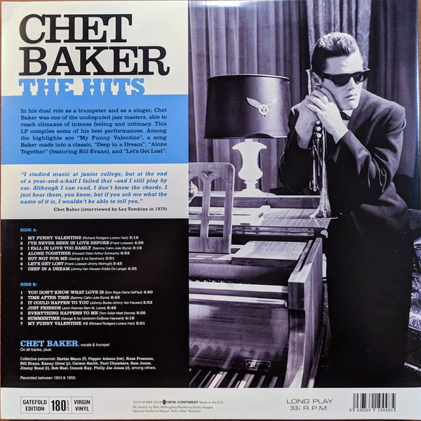 CHET BAKER - THE HITS - Imagen 2
