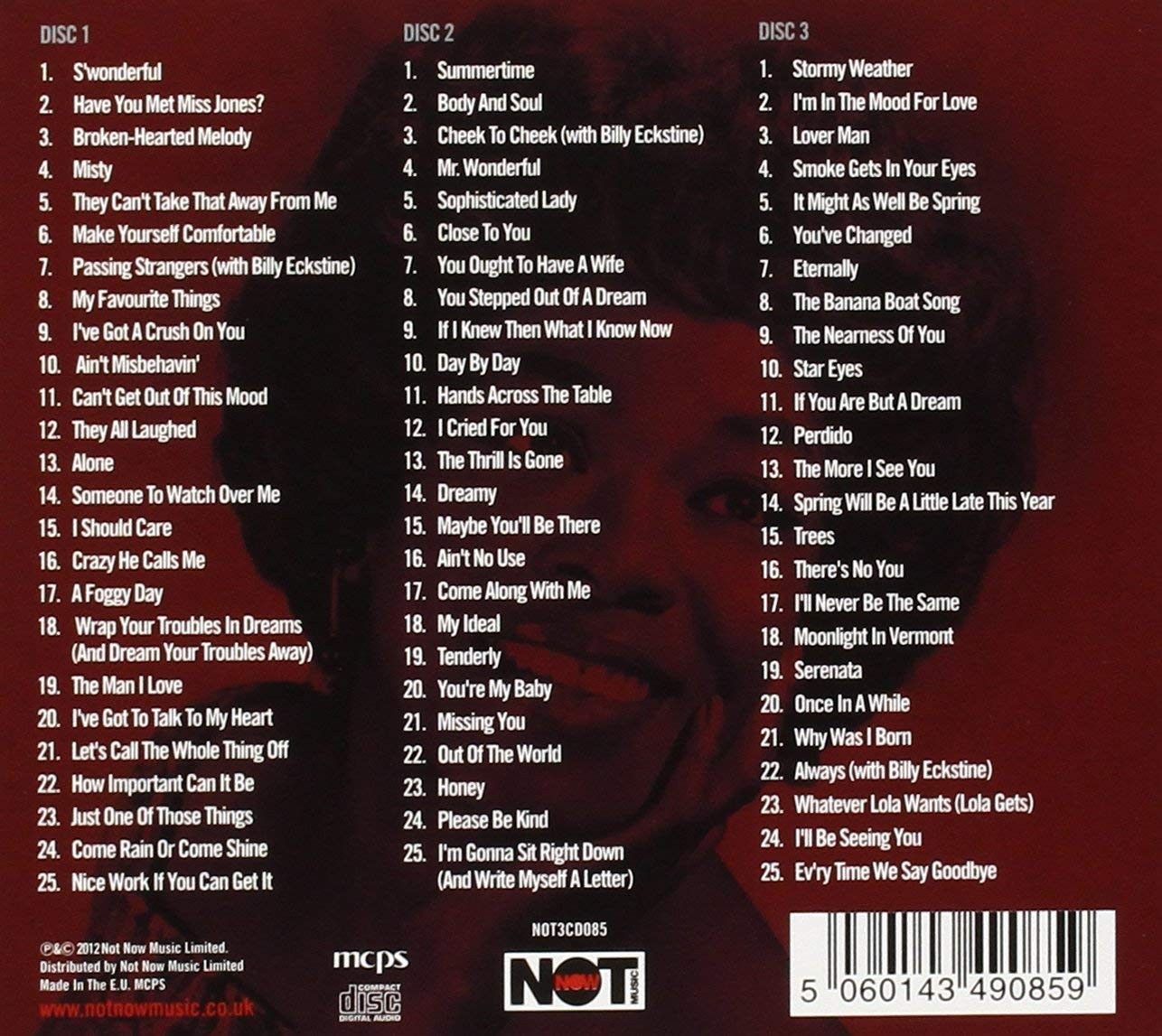 SARAH VAUGHAN - DEFINITIVE COLLECTION - Imagen 2