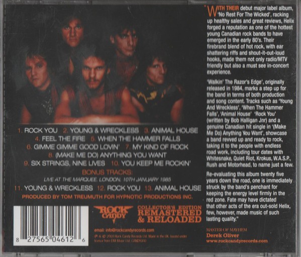 HELIX - WALKIN THE RAZORS EDGE - Imagen 3