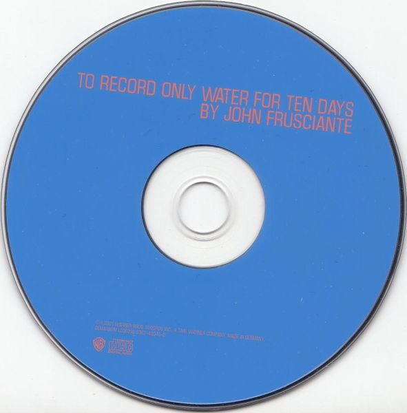 JOHN FRUSCIANTE - TO RECORD ONLY WATER FOR TEN DAYS BY JOHN FRUSCIANTE - Imagen 2