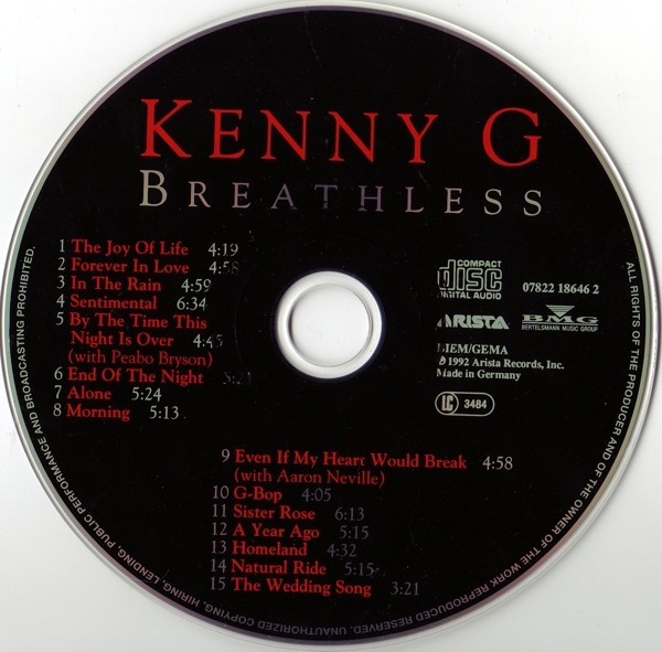 KENNY G - BREATHLESS - Imagen 3